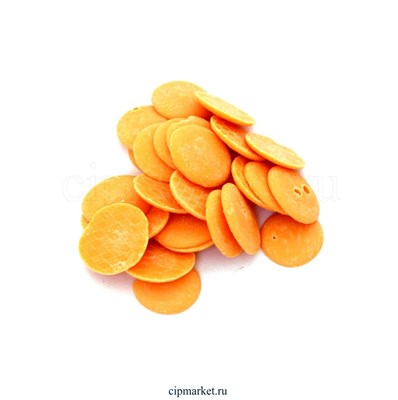 ОПТ      Глазурь монетки Шокомилк Оранжевая (апельсин) - фото 10638