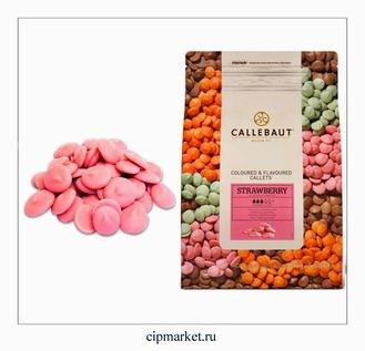 Шоколад Callebaut Клубника, Бельгия, фасовка. Вес: 100 гр. - фото 4981
