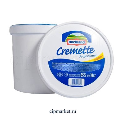 ОПТ     Сыр творожный HOCHLAND Cremette Professional. Жирность: 65%. Вес: 10 кг - фото 6829