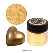 Кандурин краситель сухой перламутровый Caramella Золотой блеск, 5 гр