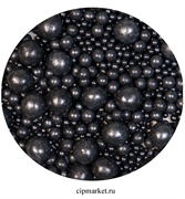 Посыпка шарики Черные Ассорти микс №159 драже зерновое. Вес: 50 гр