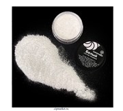 Глиттер съедобный пищевой Белый Caramella, 3 гр
