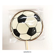 Пряник медовый Топпер Футбольный мяч. Размер: 10 см. Вес: 83 гр