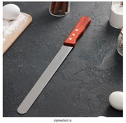 Нож для нарезания бисквита Большой. Размер лезвия: 30 см.