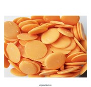 Глазурь монетки Шокомилк Оранжевая (манго), вес: 250 гр