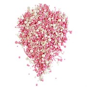 Посыпка Микс бело-розовый №1020. Вес 50 грамм 11483
