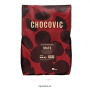 ОПТ Шоколад CHOCOVIC Тиаго темный 54,5% (от Barry Callebaut) Мелкий дропс 9057