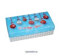 Коробка для конфет и сладостей №40 (Новогодняя). Размер: 20 х 10 х 5,5 см. Коробка для конфет и сладостей №40 (Новогодняя). Размер: 20 х 10 х 5,5 см.