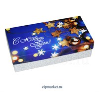Коробка для конфет и сладостей №42 (Новогодняя). Размер: 20 х 10 х 5,5 см. Коробка для конфет и сладостей №42 (Новогодняя). Размер: 20 х 10 х 5,5 см.