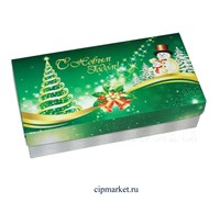 Коробка для конфет и сладостей №43 (Новогодняя). Размер: 20 х 10 х 5,5 см. Коробка для конфет и сладостей №43 (Новогодняя). Размер: 20 х 10 х 5,5 см.