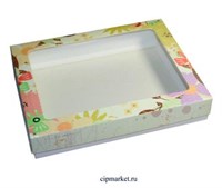 Коробка для пряников и сладостей с окном МК (Лето). Размер: 21*17*3,5 см. Коробка для пряников и сладостей с окном МК (Лето). Размер: 21*17*3,5 см.