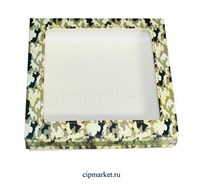 Коробка для пряников и сладостей с окном МК (Камуфляж). Размер: 17*17*3,5 см. Коробка для пряников и сладостей с окном МК (Камуфляж). Размер: 17*17*3,5 см.