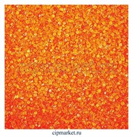 Посыпка сахарные кристаллы оранжевые. Вес: 100 гр