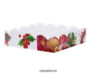 Коробка для пряников и печенья с окном XMAS РП (Новый год). Размер: 15,5*15,5*3,5 см Коробка для пряников и печенья с окном XMAS РП (Новый год). Размер: 15,5*15,5*3,5 см