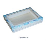 Коробка для пряников и сладостей с окном МК (Новый год). Размер:21*17*3,5 см Коробка для пряников и сладостей с окном МК (Новый год). Размер:21*17*3,5 см