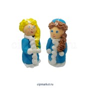 Сахарная фигурка Снегурочка объемная. Размер: 4,5 см Сахарная фигурка Снегурочка объемная. Размер: 4,5 см