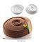 Форма силиконовая для муссовых тортов и мороженого "Спираль". Размер: 17,5*4,8 см. - фото 10013