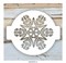 Трафарет для украшения выпечки Снежинка большая. Размер:11,5х10 см - фото 10516