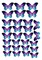 Съедобная картинка Бабочки № 7 , лист А4. Вафельная/сахарная картинка. - фото 10961