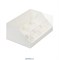 ОПТ     Коробка на 6 капкейков с пластиковой крышкой РК Белая. Размер: 23,5х16х10 см - фото 11143
