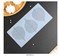 Коврик для айсинга силиконовый «Тополиный лист», 3 ячейки. Размер: 23*11*0,3 см - фото 11900