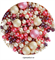 Посыпка шарики Сиренево-бело-розовые Ассорти микс №112 драже зерновое. Вес: 50 гр - фото 12302
