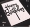 Топпер "Happy Birthday" черный. Размер: 9х12 см - фото 12466
