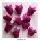 Формы для выпечки тюльпан Фиолетовые, набор 10 шт. Диаметр дна:5 см, высота: 8 см. - фото 5911