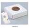 Коробка для пряников и сладостей с окном СМ Белая. Россия. Размер:11,5*11,5*3 см. - фото 7039
