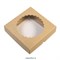 Коробка для пряников и сладостей с окном Крафт Ромашка. Размер : 12х12х3 см - фото 9558